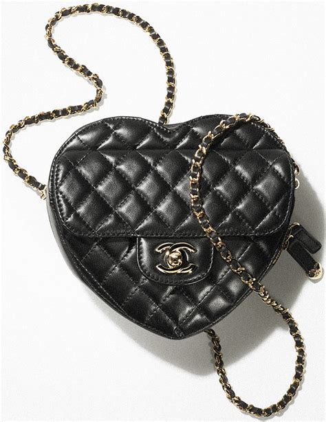 chanel heart bag gold|chanel heart bag for sale.